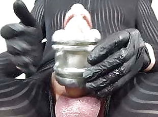 PREVIEW video - 8 inches big cock &amp; fleshlight torture