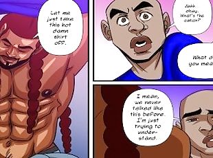 Yaoi Hentai Gay Interracial - Big Dick/ Muscle Ass/ Black/ Latin