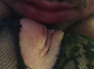 Mega pussy licking pervert teen in parents bedroom after school TIGHT AF