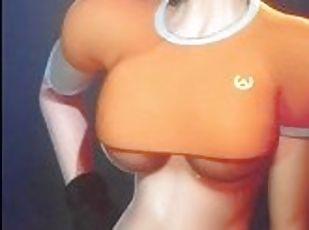 Cum tribute for Tracer Overwatch 2. Solo male thick cumshot for Erotic Art Tracer Overwatch