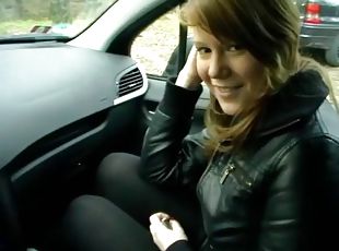 Blonde Car Feet Session