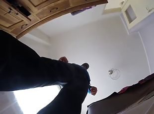 Crushed under my socks and bare feet pov