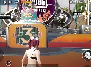 PUBG mobile / BGMI joyful twist emote bunny swimsuit