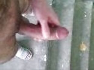 extrem, paroasa, masturbare-masturbation, public, jet-de-sperma, gay, masturbare, sperma, solo, pula