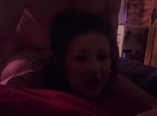 Watch my face while he fucks my ass