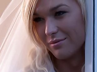 gros-nichons, transsexuelle, femme, anal, fellation, mari, blonde, néerlandais