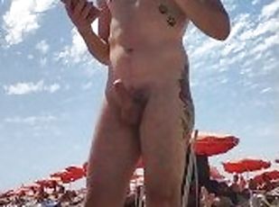 al-aire-libre, público, amateur, gay, playa, exhibicionista