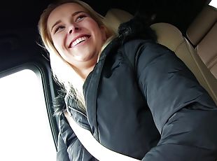 Stranded Coeds - Flirty Blondie Copulated In Car 1 - Nikky Dream