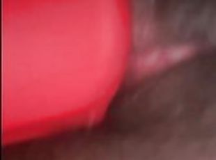 Grosse, Poilue, Masturbation, Chatte (Pussy), Ébène, Jouet, Black, Belle femme ronde, Ejaculation, Solo