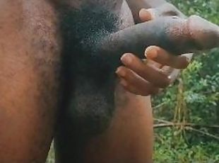 TIKTOK????????????????????????Black Dick Peeing Outside