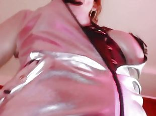 gros-nichons, russe, amateur, bdsm, bas, seins, fétiche, latex, maîtresse, domination