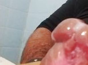 Open your mouth and drink My hot cum a