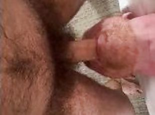 Ginger guy sucking my hairy cock