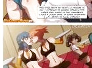 traseiros, anal, babes, gangue, penetração-de-braço, anime, hentai