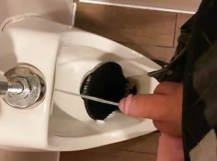Amateur Public Bathroom Urination POV