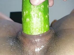 my pussy contracts ejaculating pulsing in the cucumber my ass even farts cum horny?????????????????????????????????