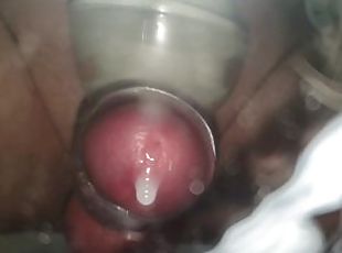 Huge Slow Motion Cumshot From Hitachi Magic Wand