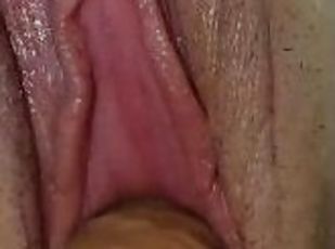 Dildo PoV hot wet pussy fucking