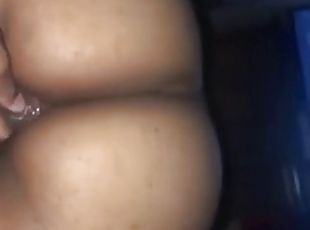 Tattooed Ebony BBW loves to ride cock