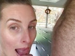 masturbation, amatör, avsugning, fötter, juckande, pov, sprut, blond, fetisch, footrunk