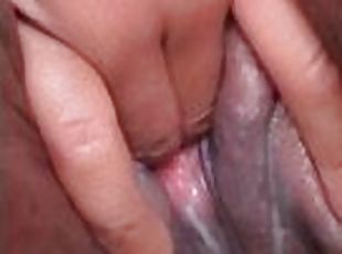 Fingering my creamy dripping pussy