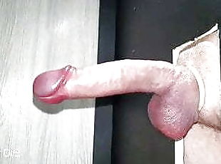 Gay gloryhole blowjob