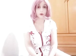 asistenta, amatori, fetish, solo, femdom, halowen