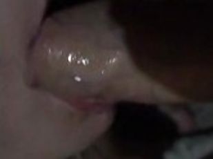 fest, amatør, pikslikkeri, udløsning, teenager, japans, creampie, synsvinkel, kælling, sperm