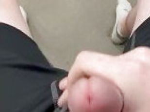Jerking off at work