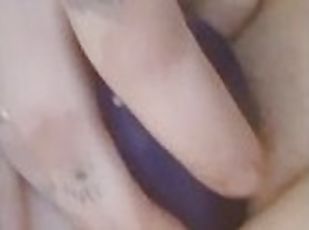 masturbação, orgasmo, esguincho, amador, brinquedo, mãe, bbw, sozinho, tatuagem