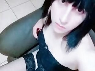 masturbation, transsexuelle, amateur, ados, latina, petite, solo, petits-seins