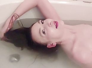 Slow Motion Long Hair In Water Fetish Video