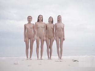 4 Nude Beach Nymphs