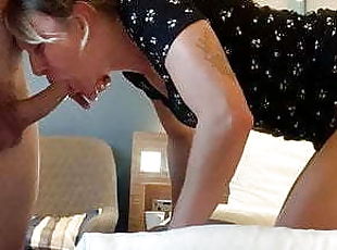 isteri, amateur, menghisap-zakar, zakar-besar, milfs, british, berkahwin, hotel, meghisap