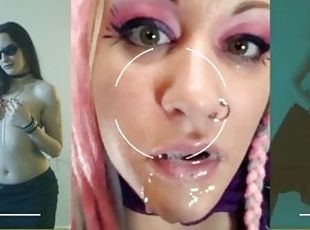 transsexual, amante, domínio, chupando