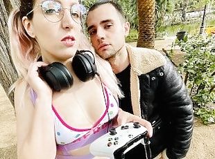 A dream? GAMER GIRL impaled by Spanish cock - DATERANGER