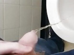 My First Pissing Compilation!! Amateur Young Uncut Cock Pissing ????