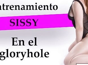 JOI SISSY - Entrenamiento en el gloryhole.