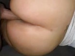 He put his thumb all in my butt and Creampied my pussy