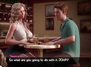 tate-mari, amatori, adolescenta, blonda, 3d, tate, erotic