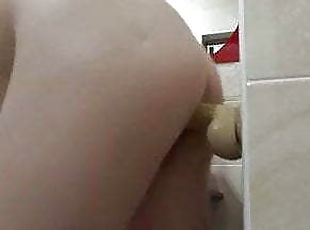 mastrubacija, orgazem, analno, milf, igrača, fingering, dvojno, dildo, penetracija