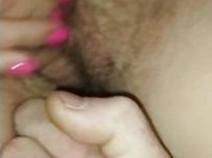 Fingerings wifes hairy pussy
