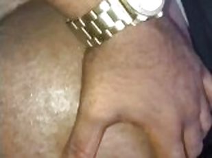 Cumming All Over His Fat Dick.