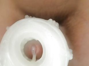 dyakol-masturbation, talsik-ng-tamod, malaking-titi, laruan, gawa-sa-bahay, creampie, fetish, puti, titi