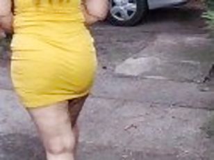 Candid Big Booty Freaky Wife taking a Walk