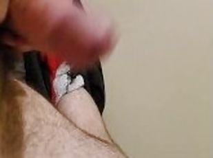 Cumming before bed watching anal