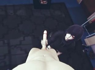 Tokyo Ghoul: Touka pov Handjob - Try not to cum