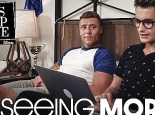 Closeted Jock Seduces Nerdy Twink During Study Session - Justin Matthews, Trevor Harris - TrueMale