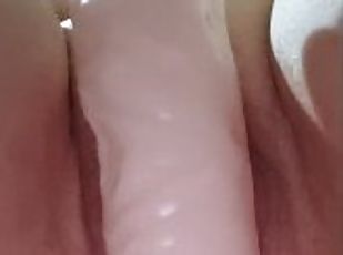 Wet pussy, toy masturbation ,big dildo