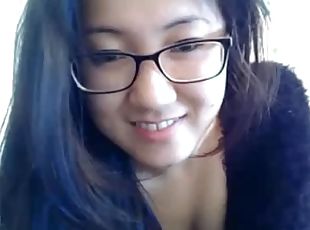 asiatisk, onani, amatør, teenager, webcam, solo